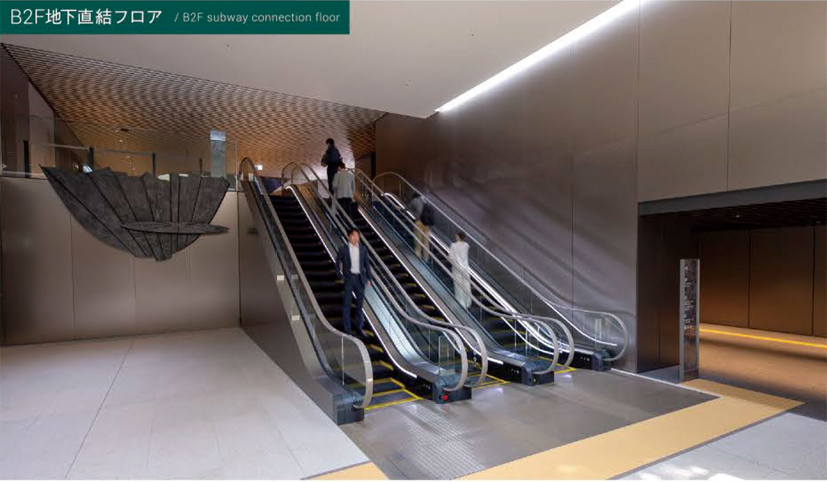 B2F地下直結フロア