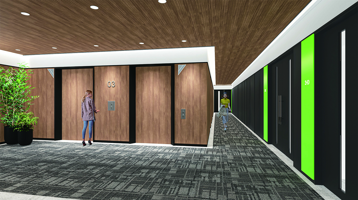 サンハマダビル エレベーターホール