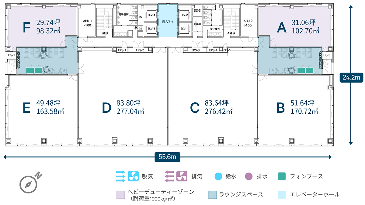 サンハマダビル 分割想定プラン
