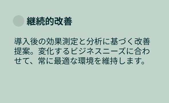 継続的改善