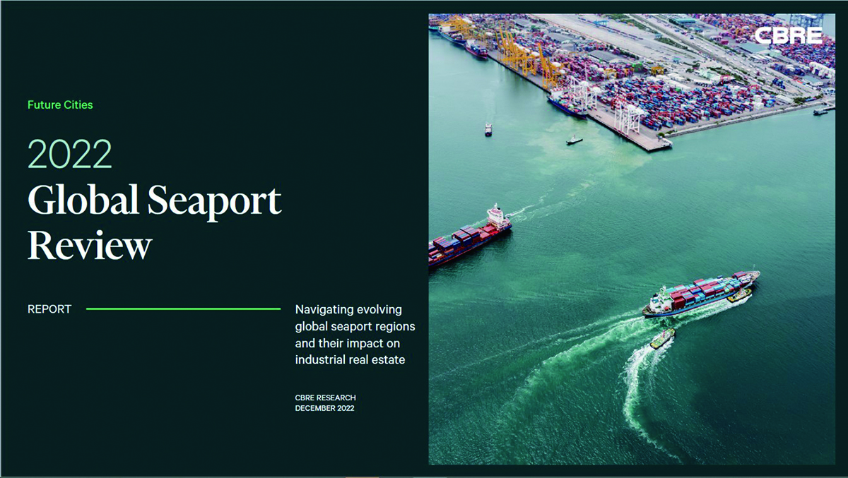 世界の港湾レビュー 2022進化する世界の港湾と 物流不動産への影響を探る