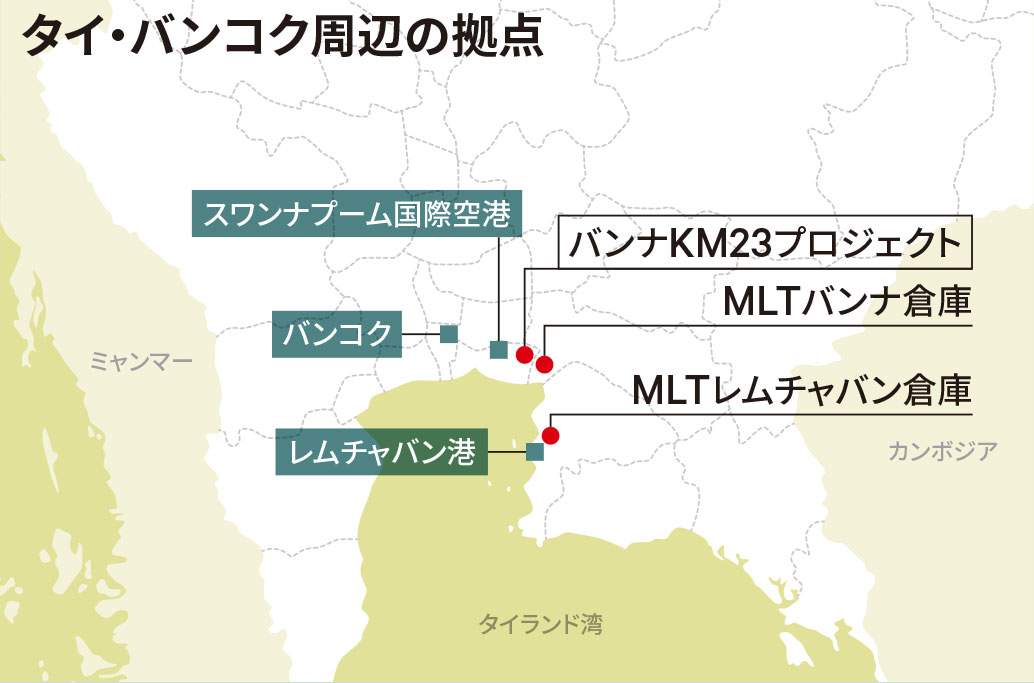 タイ・バンコク周辺の拠点