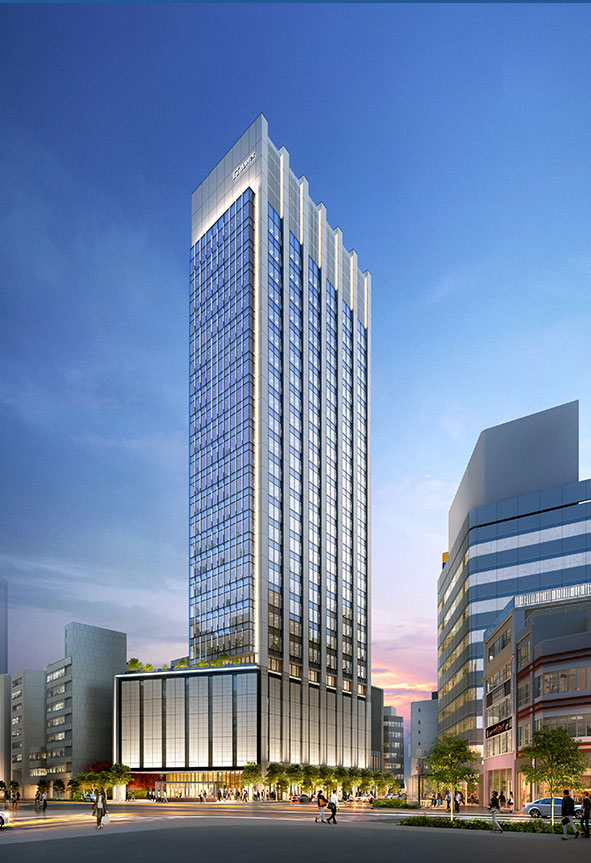 竣工が待たれるIT tower TOKYO