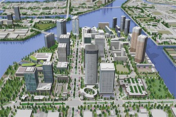 響く槌音！工場跡地開発のこれから