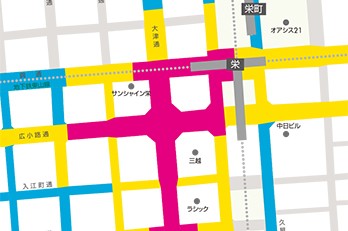 栄エリアの路面貸店舗賃料相場2021年