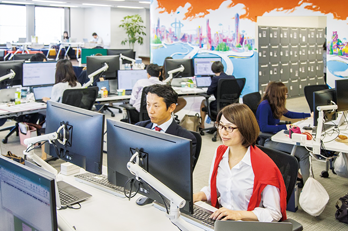 ワークプレイス戦略 ケーススタディ　CBRE 芝パーク支店