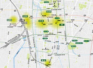 名古屋オフィスエリアガイド