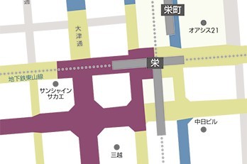 栄エリアの路面貸店舗賃料相場2024年