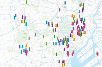 東京オフィスビル竣工マップ 【2017年版】