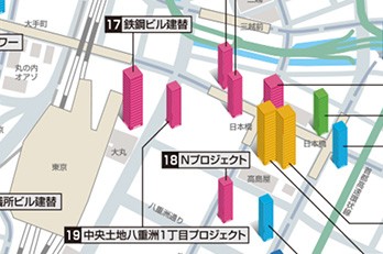 東京オフィスビル竣工マップ 【2014年版】