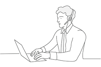 オンラインで仲介手数料無料賃貸オフィス物件をシンプルに案内するイメージ