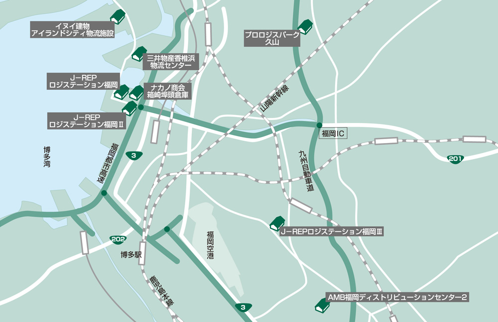 福岡周辺物流マーケット事情 福岡エリア