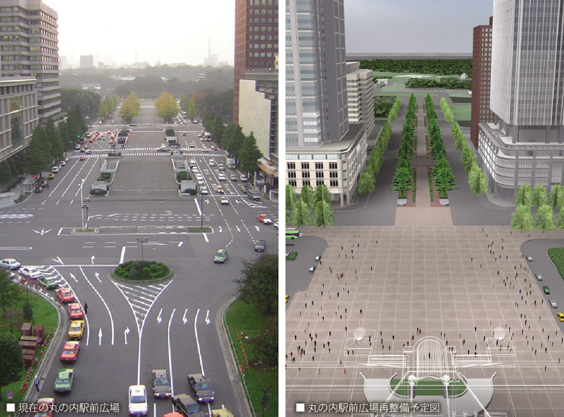 丸の内駅前広場再整備予定