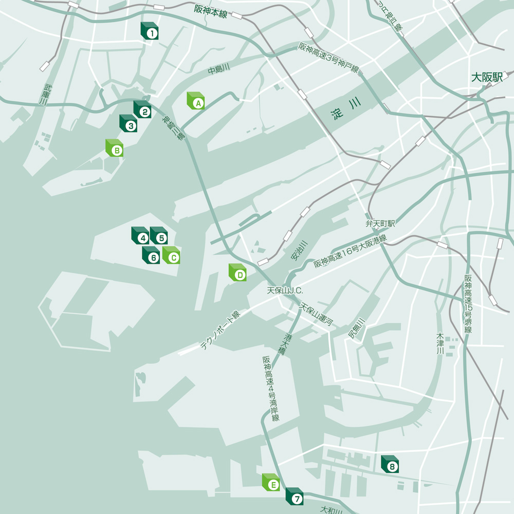 大阪周辺の物流マーケット