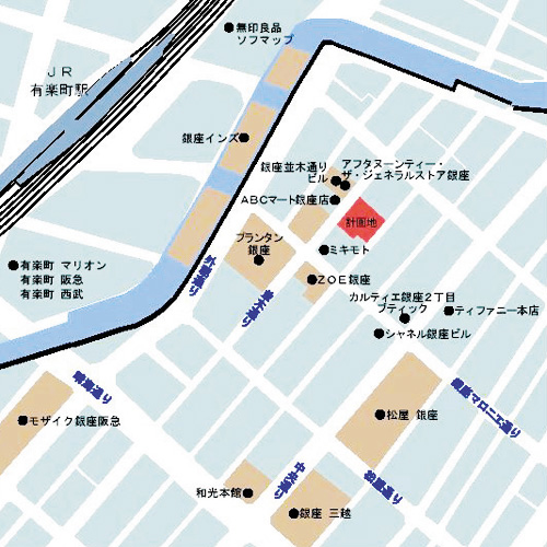 (仮称)Gプロジェクト計画 計画地