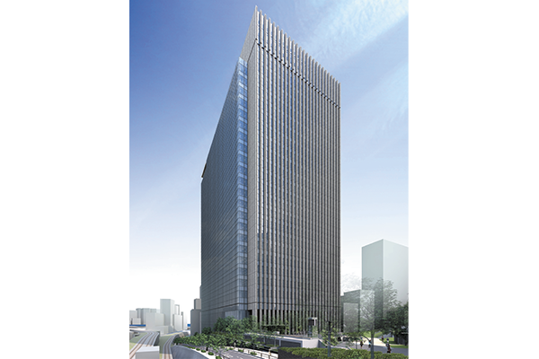 聖橋上から望む御茶ノ水ソラシティ　完成予想図