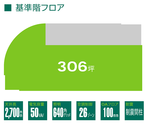 ワテラス　アネックス　基準階フロア