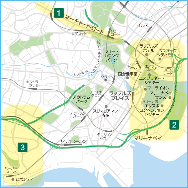 シンガポールMAP