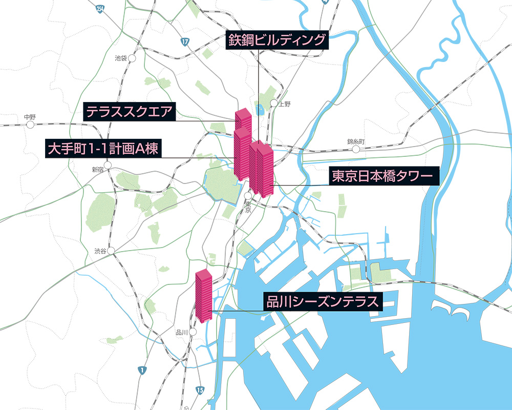 15年注目の竣工予定ビル Cbre