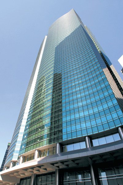 ラックホールディングス(株)が入居する「汐留シティセンター」