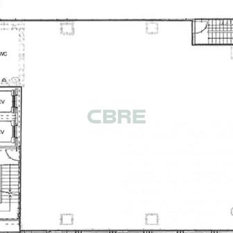 2階〜7階 平面図
