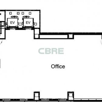 3階〜9階 平面図