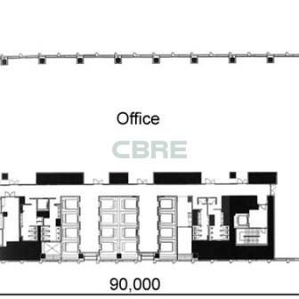4階〜19階 平面図
