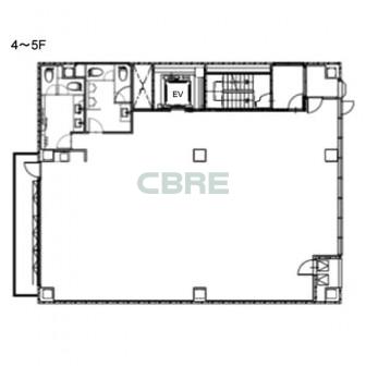 4階〜5階 平面図
