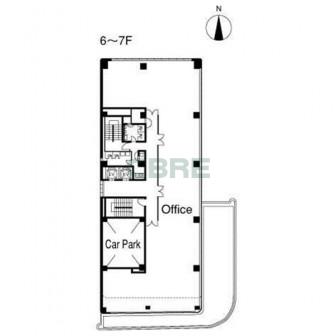 6階〜7階 平面図