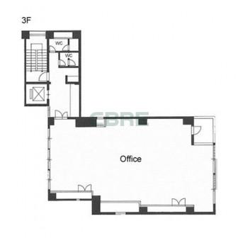3階〜10階 平面図