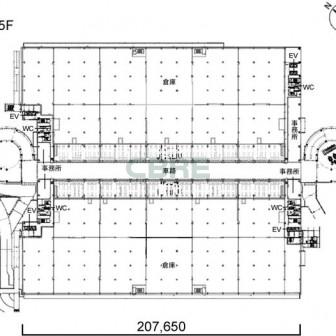 2階〜5階 平面図