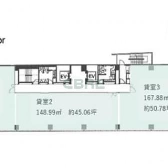 2階〜4階 平面図