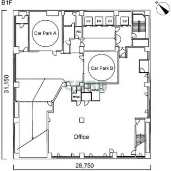 地下1階 平面図