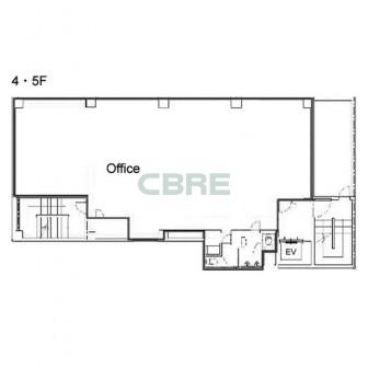 4階〜5階 平面図