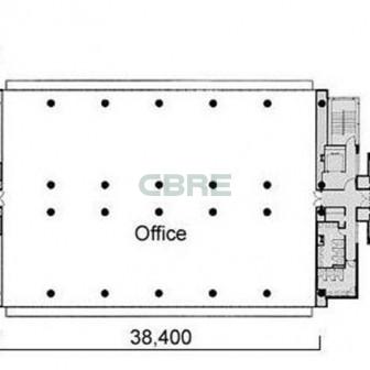2階〜18階 平面図