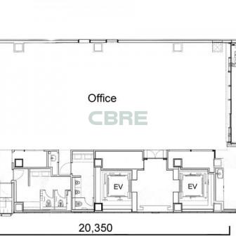 2階〜10階 平面図