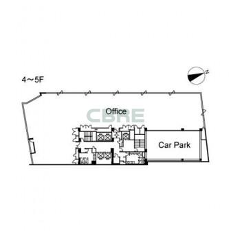 4階〜5階 平面図
