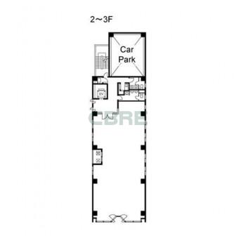 2階〜3階 平面図
