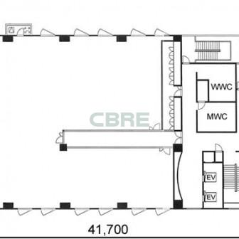 8階〜9階 平面図