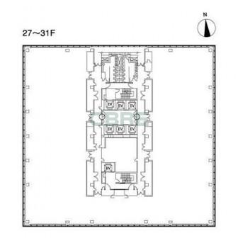 27階〜31階 平面図