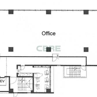 3階〜4階 平面図