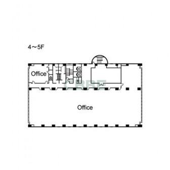 4階〜5階 平面図