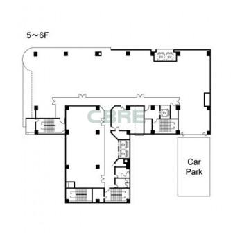 5階〜6階 平面図