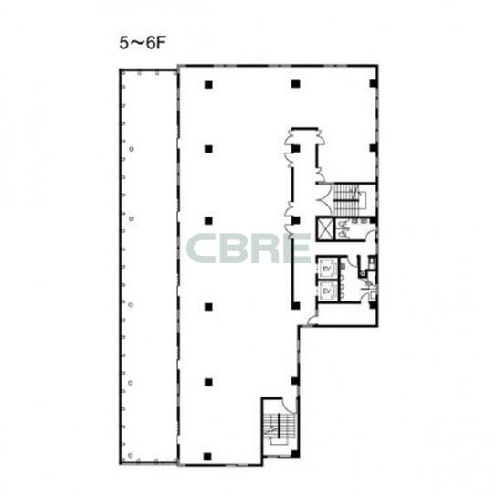 5階〜6階 平面図