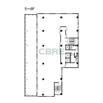 5階〜6階 平面図