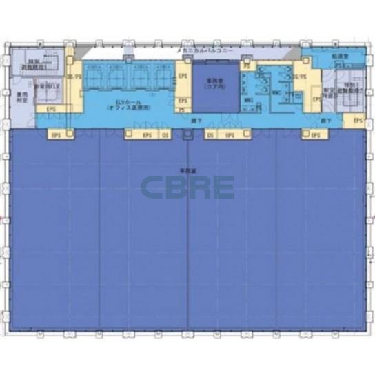 19階〜25階 平面図