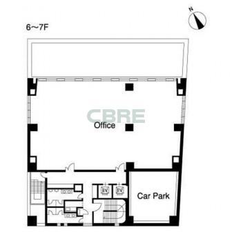 6階〜7階 平面図