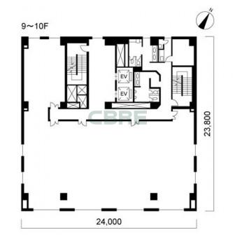 9階〜10階 平面図