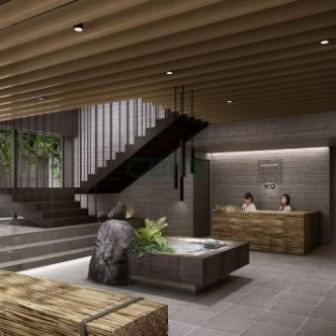 受付（完成予想CG）