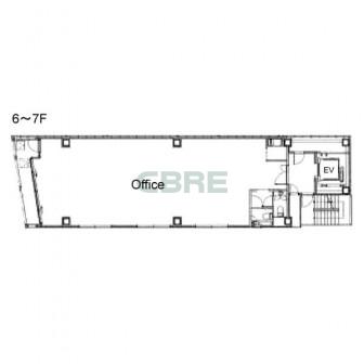6階〜7階 平面図